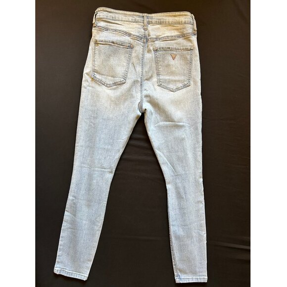 Guess distressed high rise skinny jeans - Picture 2 of 4